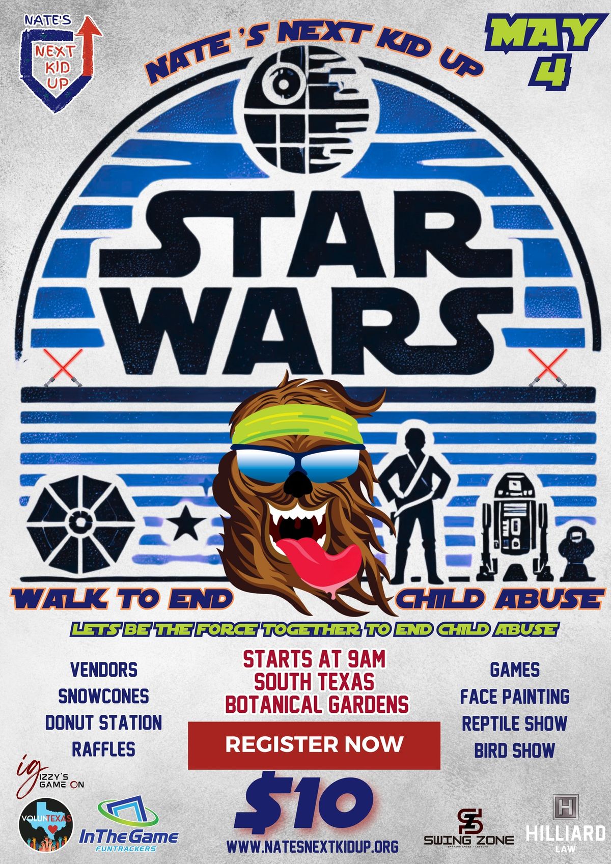 Nate's Next Kid Up Star Wars Walk