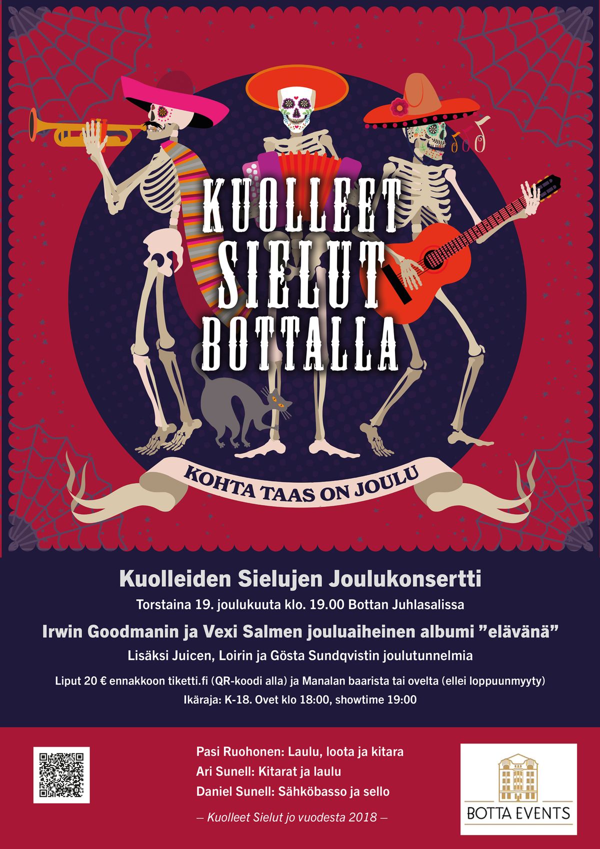 Kuolleiden Sielujen joulukonsertti \u201cKohta taas on joulu\u201d