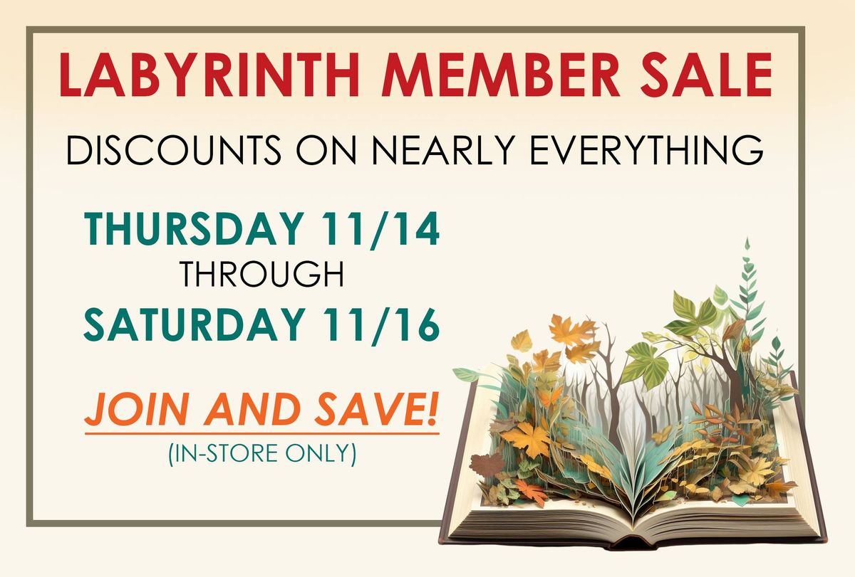 Labyrinth Books Member Sale