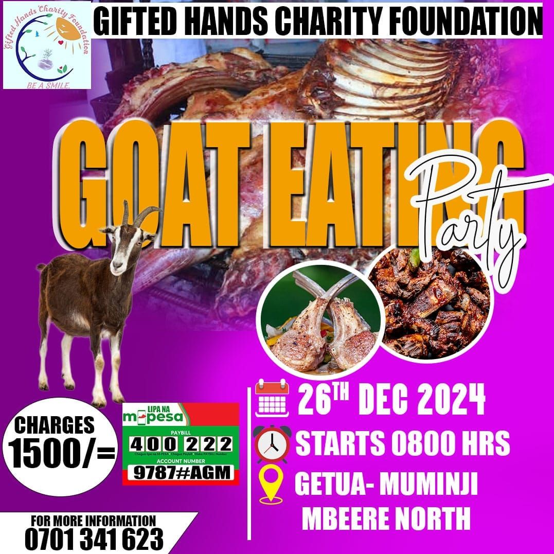 Invitation to Our Foundation's AGM and Goat Eating Event