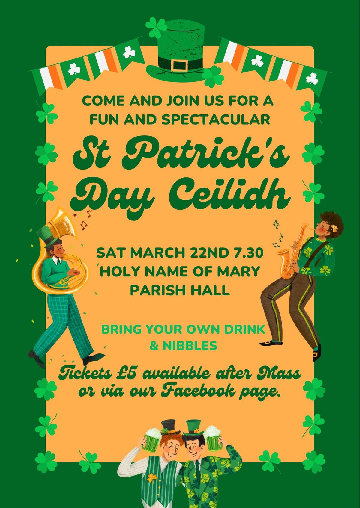 St Patrick\u2019s day Ceilidh 