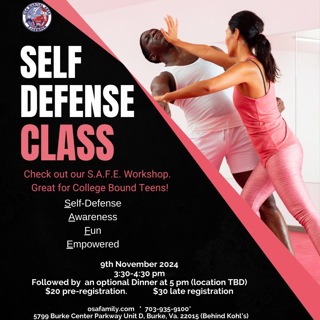 S.A.F.E.: Women's Self-Defense Workshop