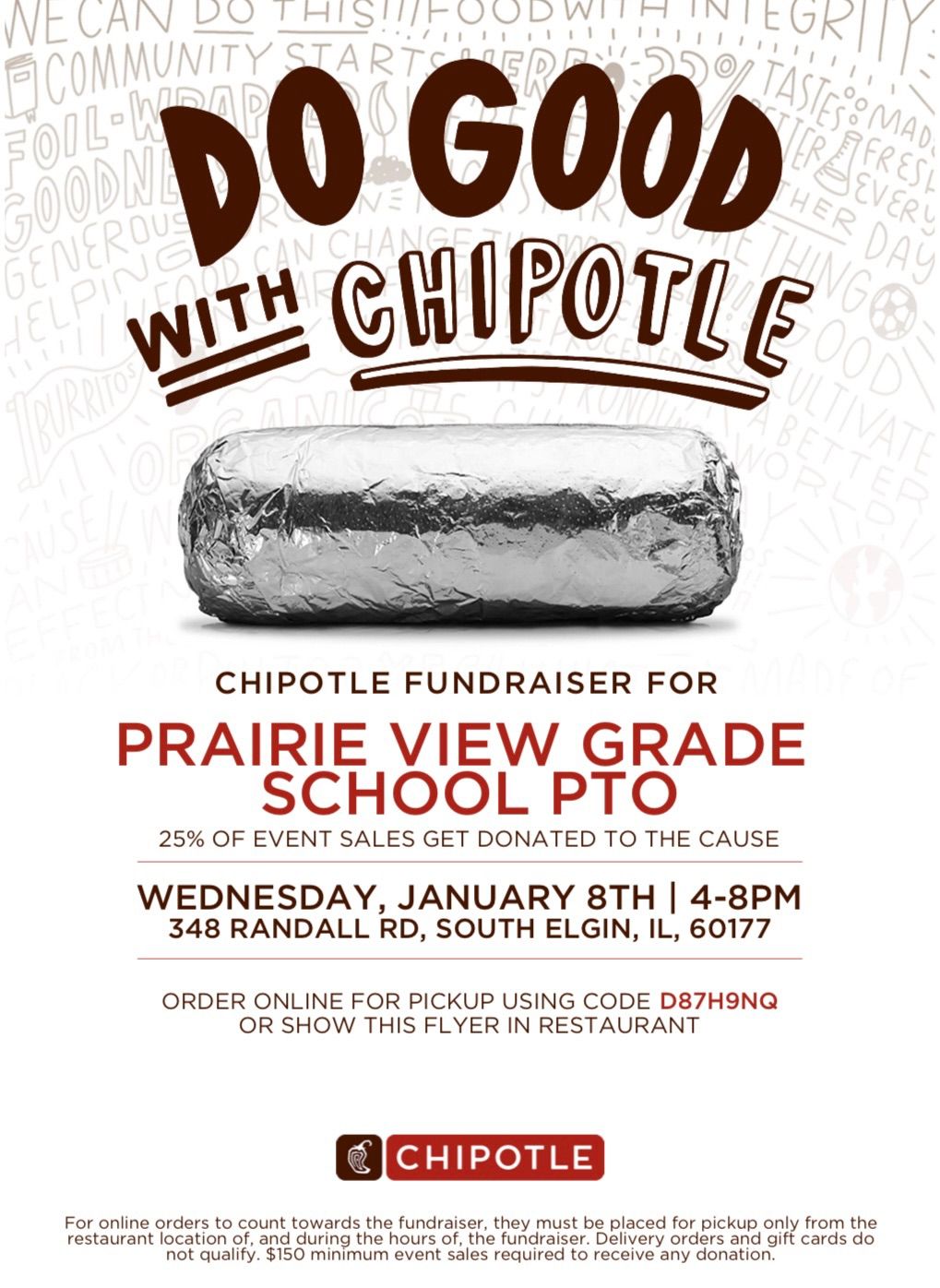 Chipotle Benefit Night!