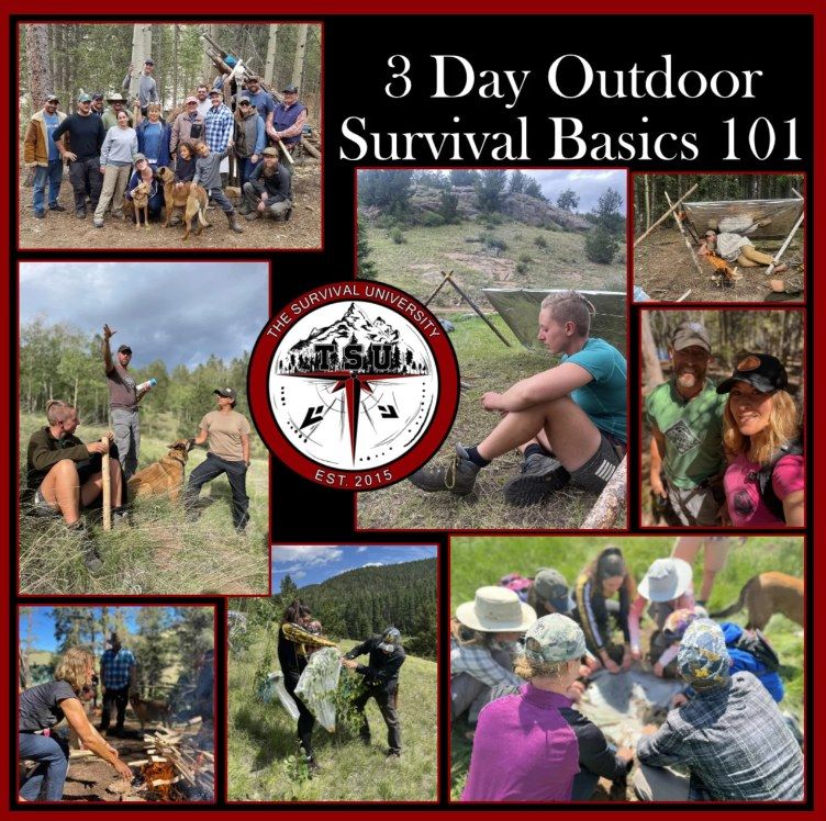 3 DAY OUTDOOR SURVIVAL BASICS 101