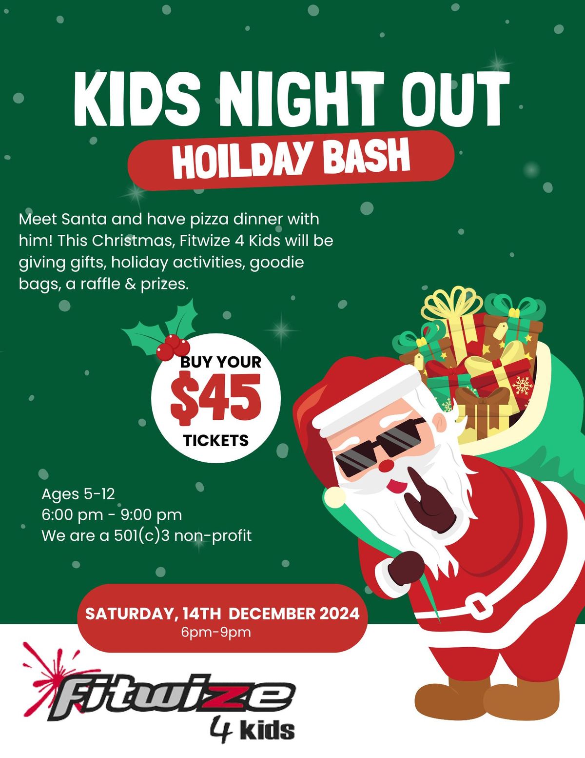 Kids Night Out- Holiday Bash