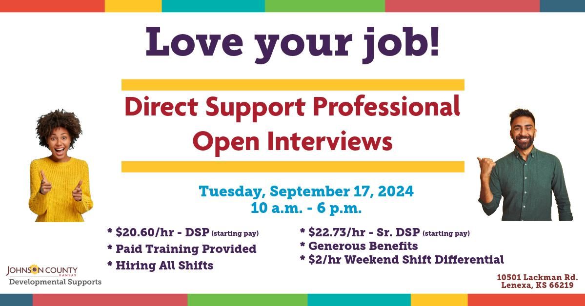 Open Interviews - DSP Hiring Event