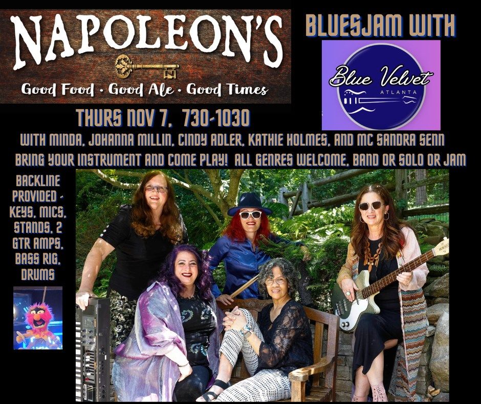 Blues Jam night at Napoleons