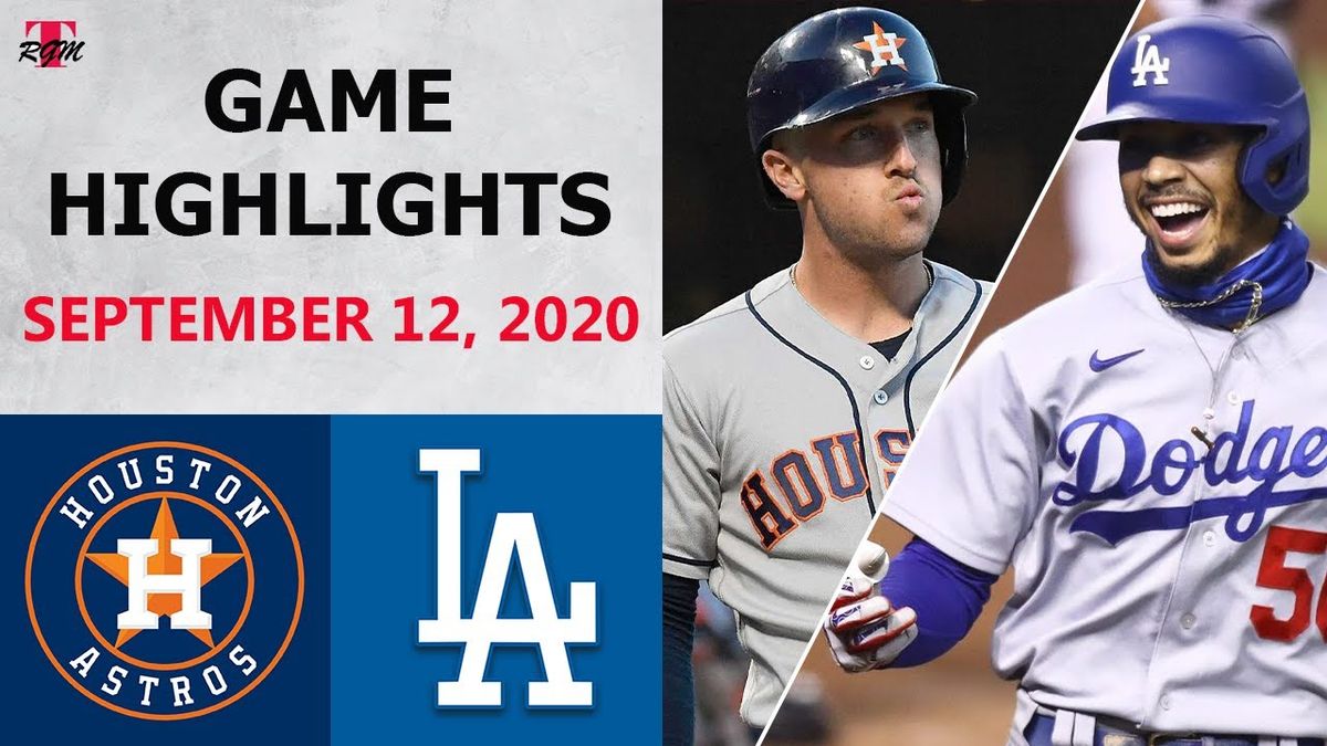 Houston Astros at Los Angeles Dodgers