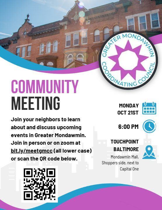 GMCC October Community Meeting