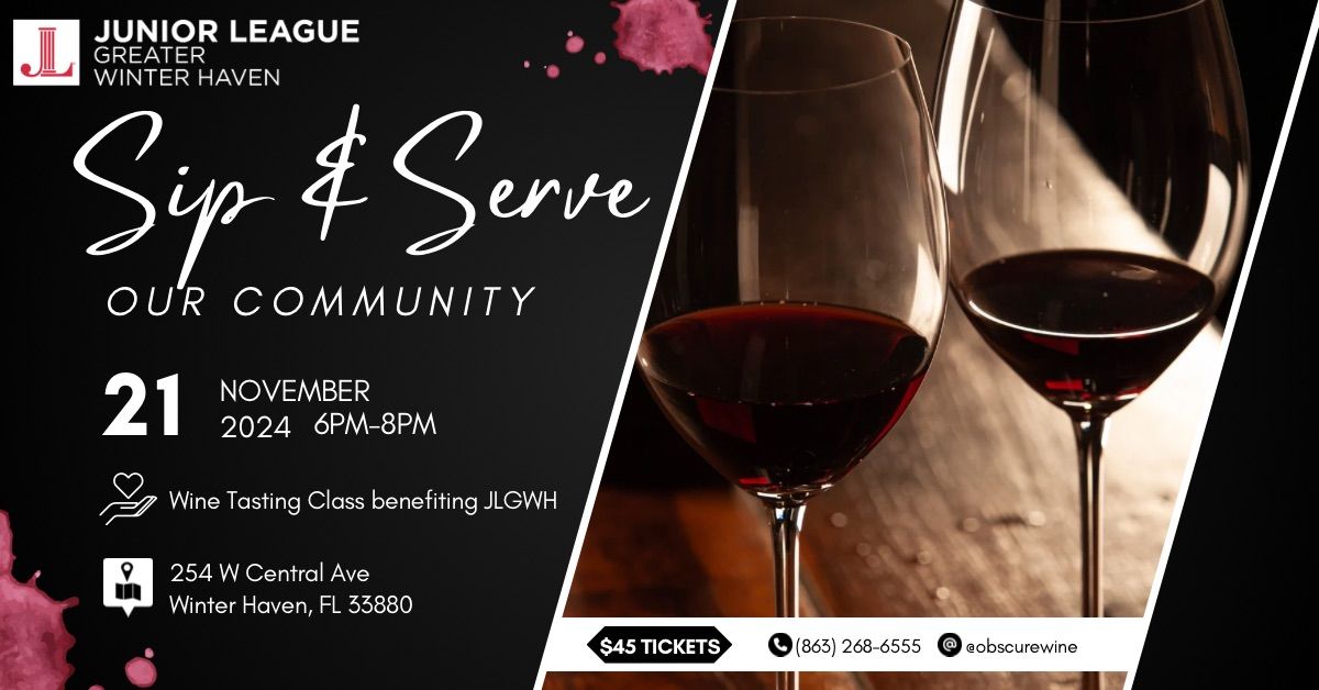 Sip & Serve our CommUNITY