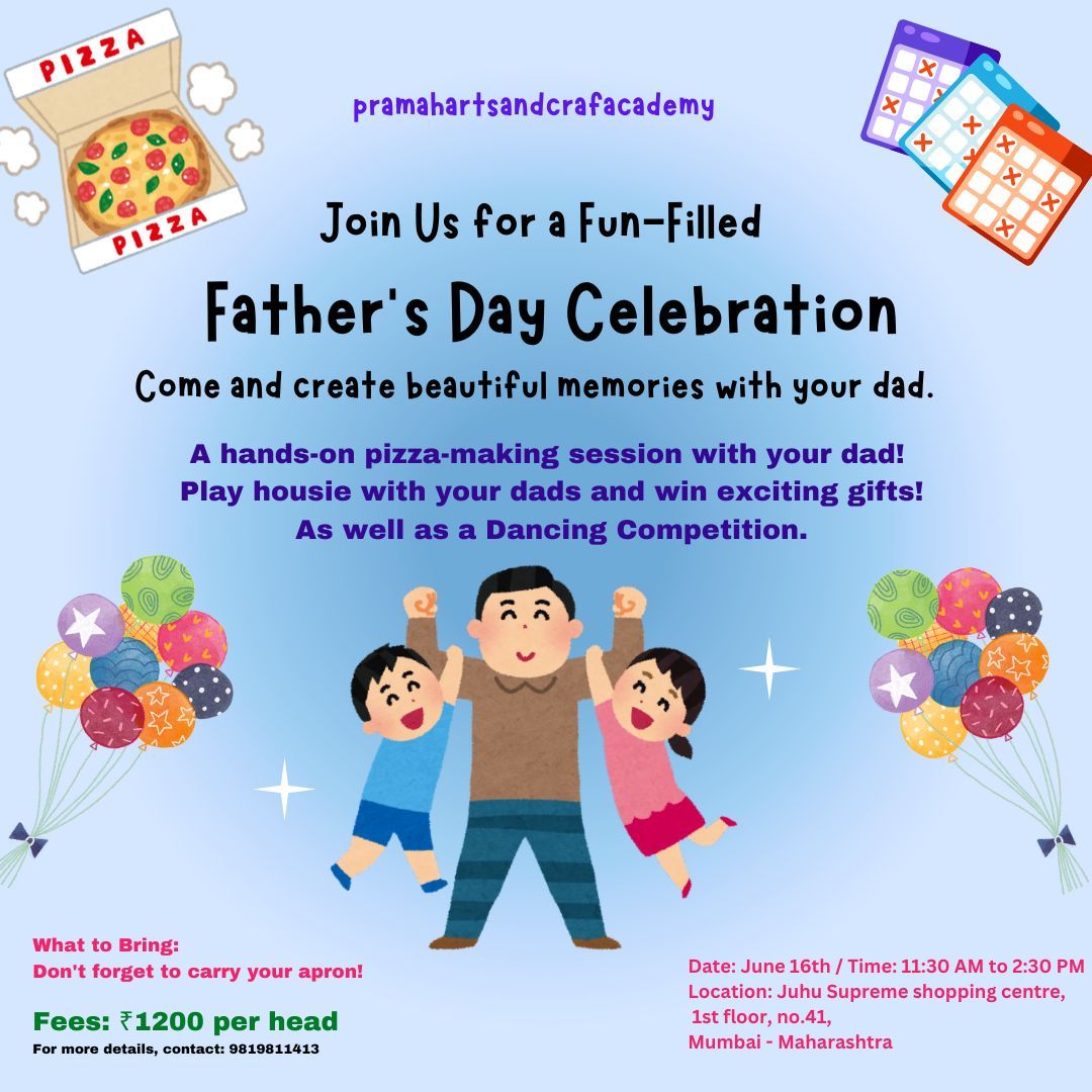 Pizza Making Workshop | Fathers Day Celebration