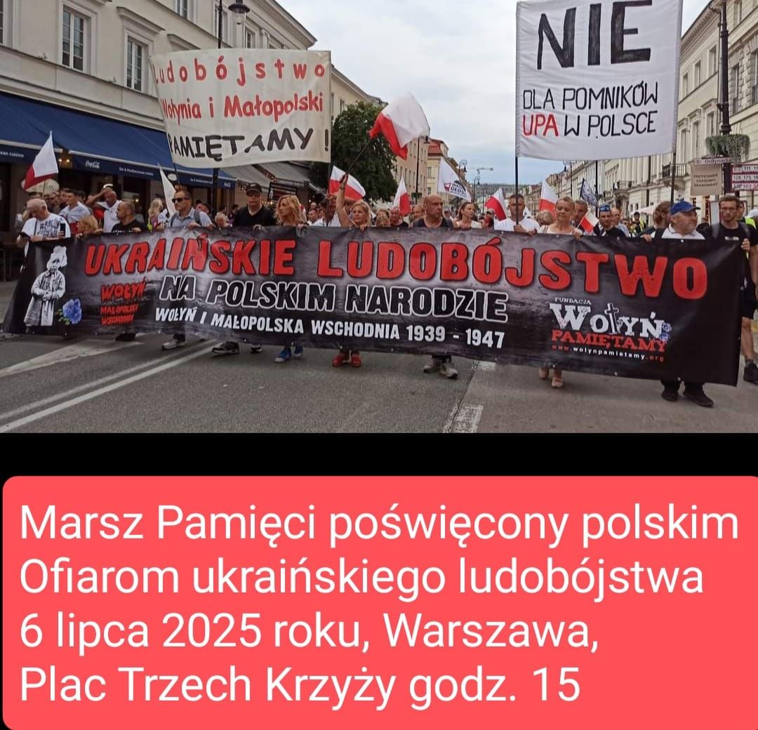 Marsz Pami\u0119ci po\u015bwi\u0119cony polskim Ofiarom ukrai\u0144skiego ludob\u00f3jstwa 