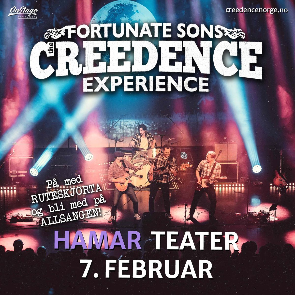 The Creedence Experience \/ Hamar Teater \/ 7. februar