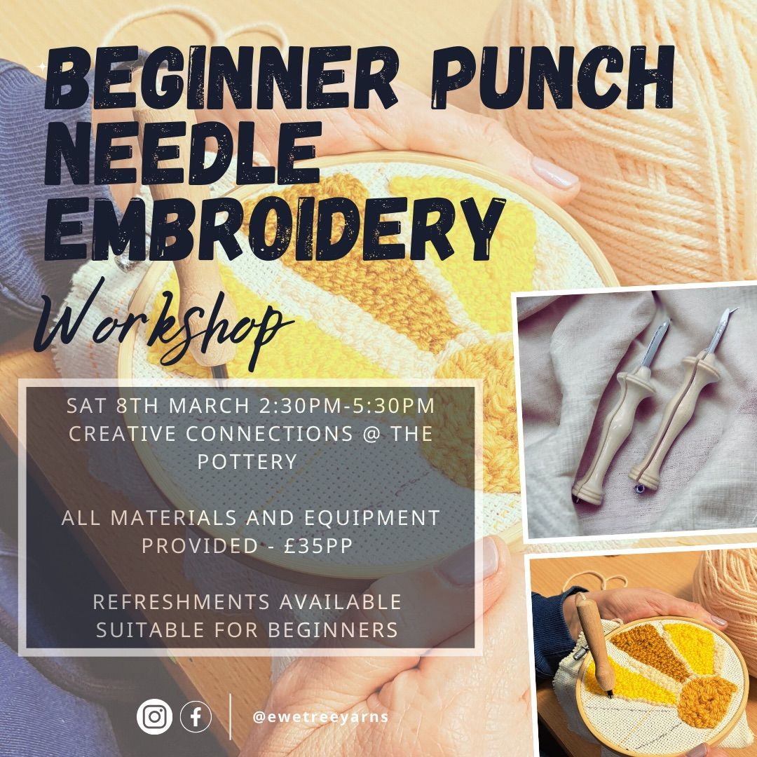 Beginner Punch Needle Embroidery Workshop