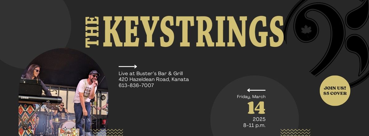 The Keystrings Full Band Live @Buster's Bar & Grill