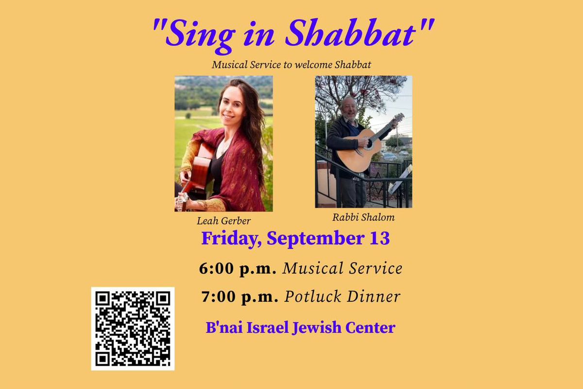 Sing In Shabbat Musical Service 