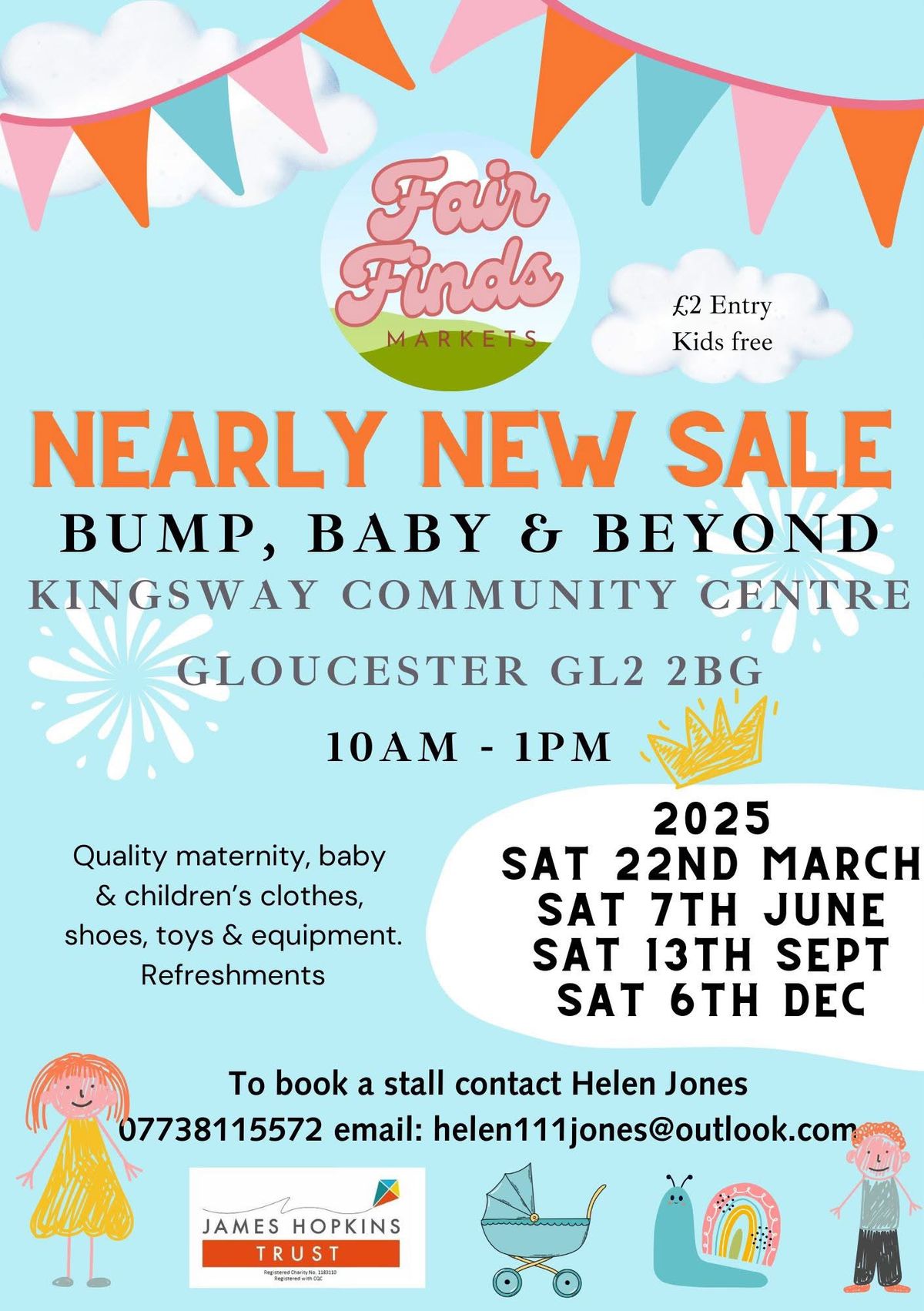 Nearly New Sale - Maternity, Baby & Older Children