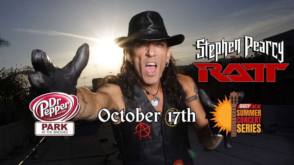 Stephen Pearcy of RATT at Dr Pepper Park 