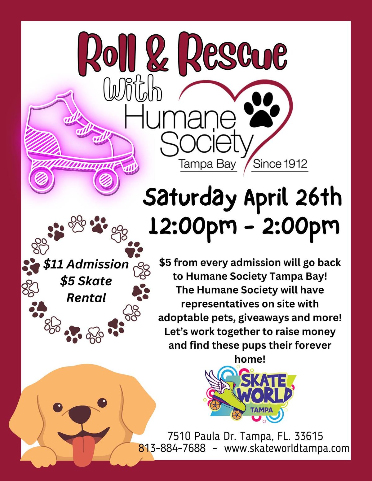 Roll & Rescue with Humane Society Tampa Bay!