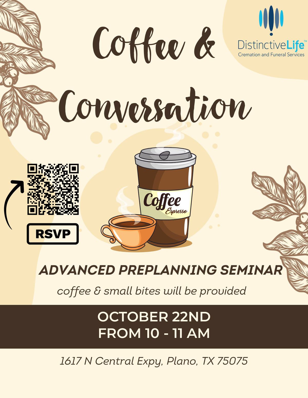 Coffee & Conversations: An Advanced Preplanning Event!