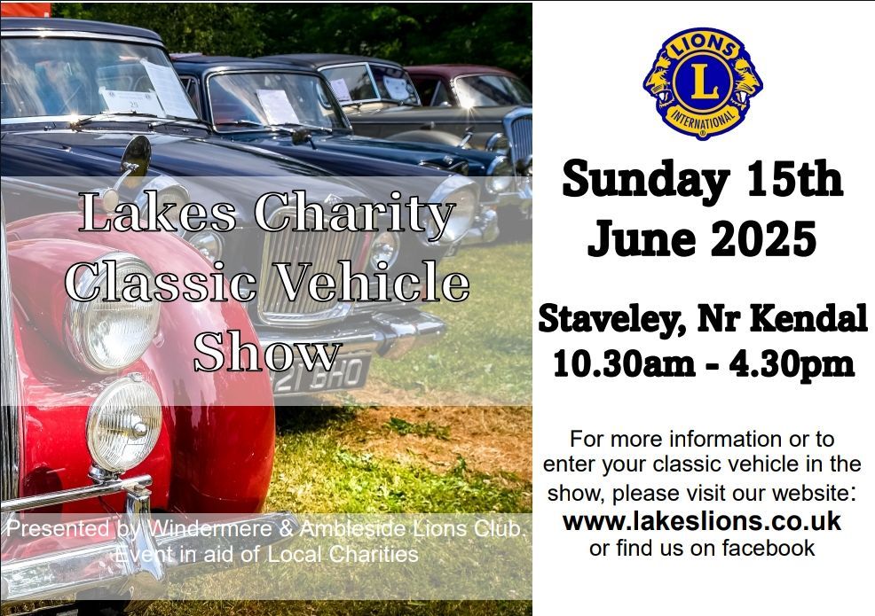 Lakes Charity Classic Vehicle Show 2025