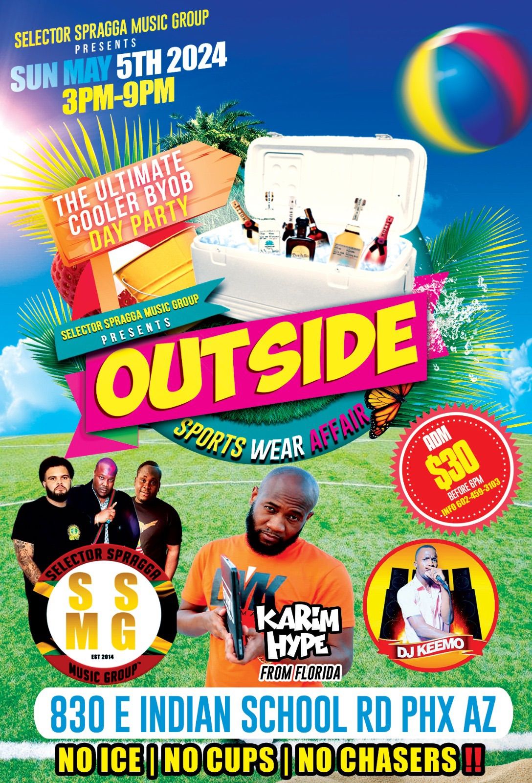 Outside day party ( sports wear affair ) this Sunday 