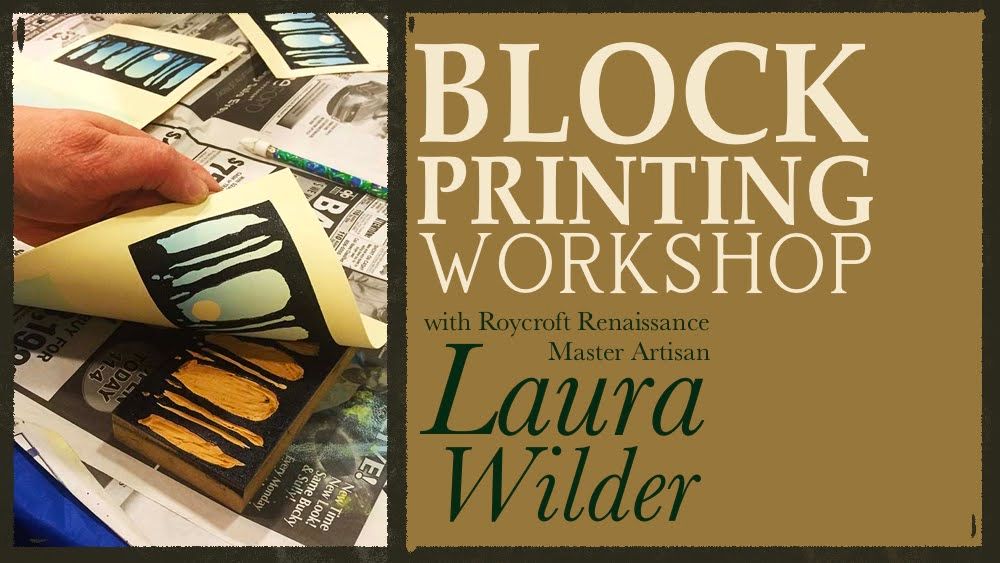 Block Printing Workshop w\/ Laura Wilder