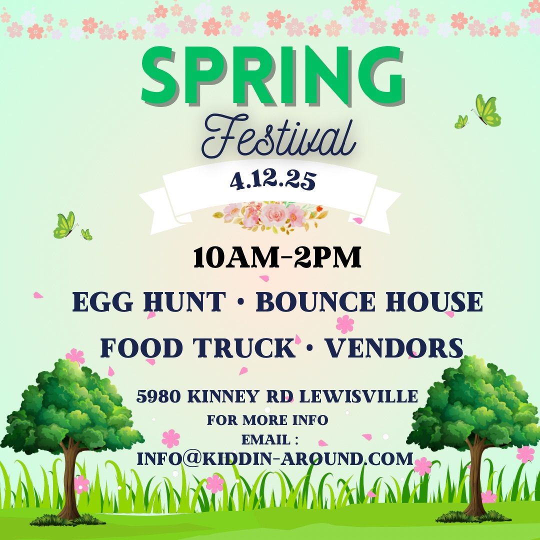 Spring festival \u2022 Egg hunt \u2022 Vendors \u2022 Food truck 