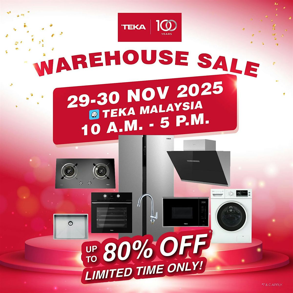 TEKA WAREHOUSE SALES 2025
