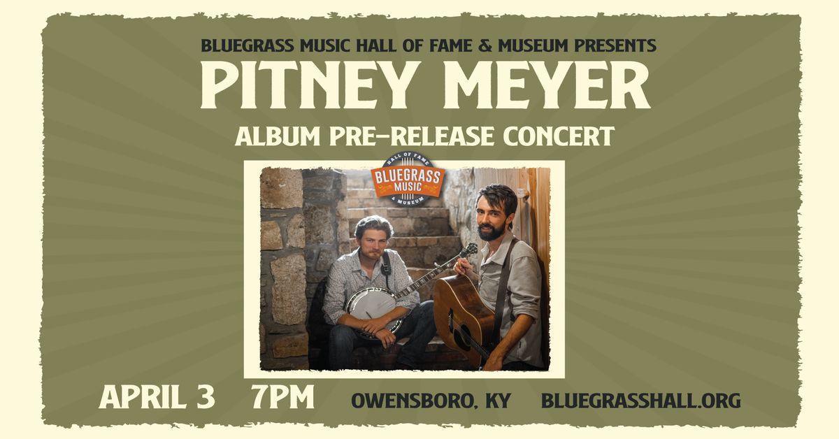 Pitney Meyer Album Pre-Release Concert