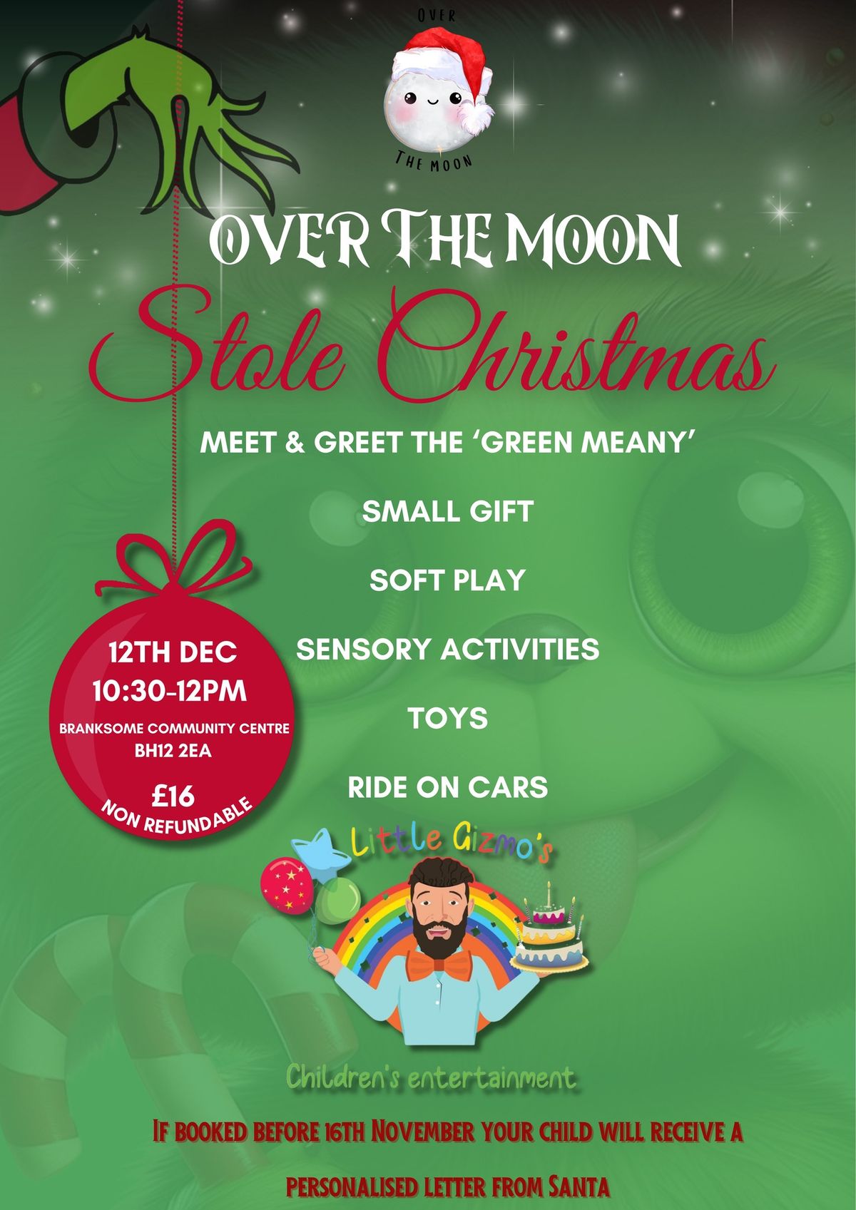 Over The Moon Stole Christmas!