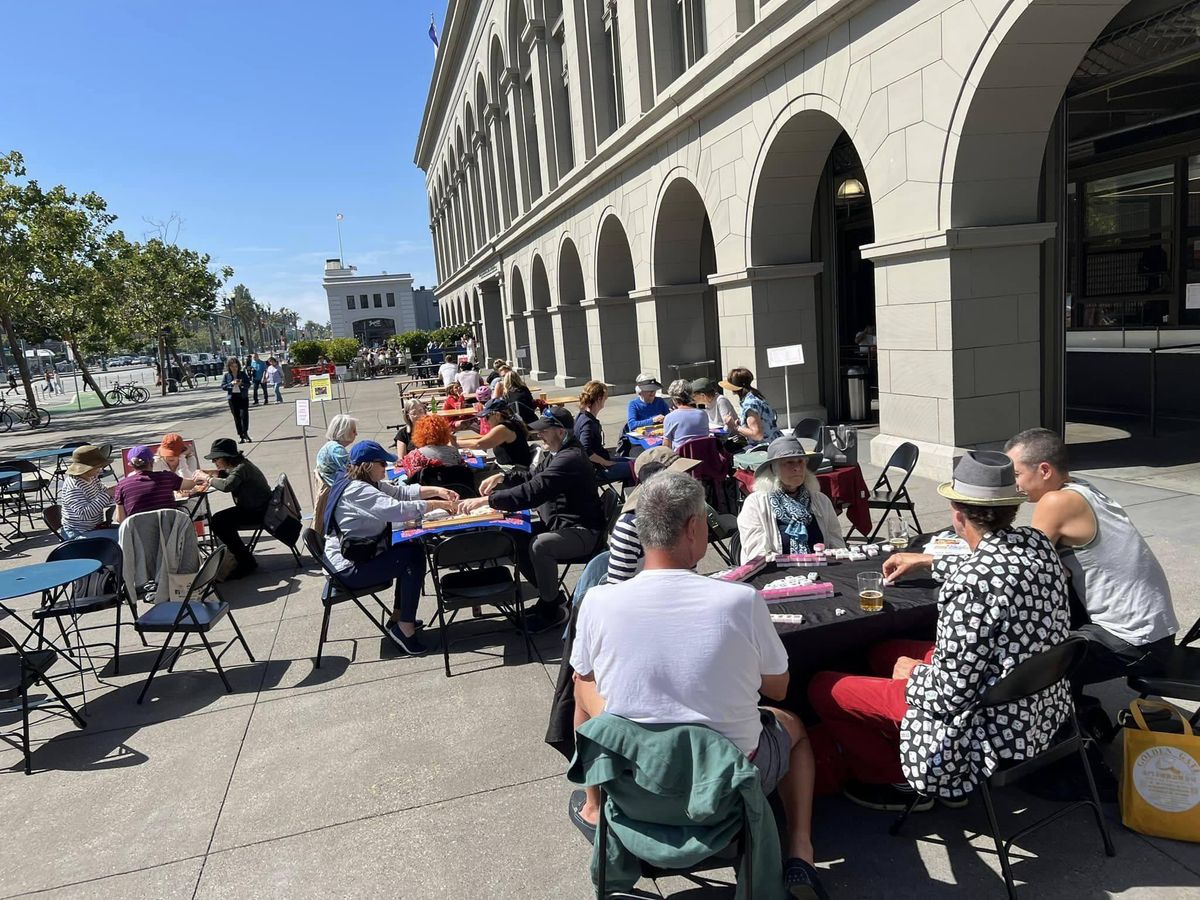 Mahjong Wednesdays at the Ferry Building