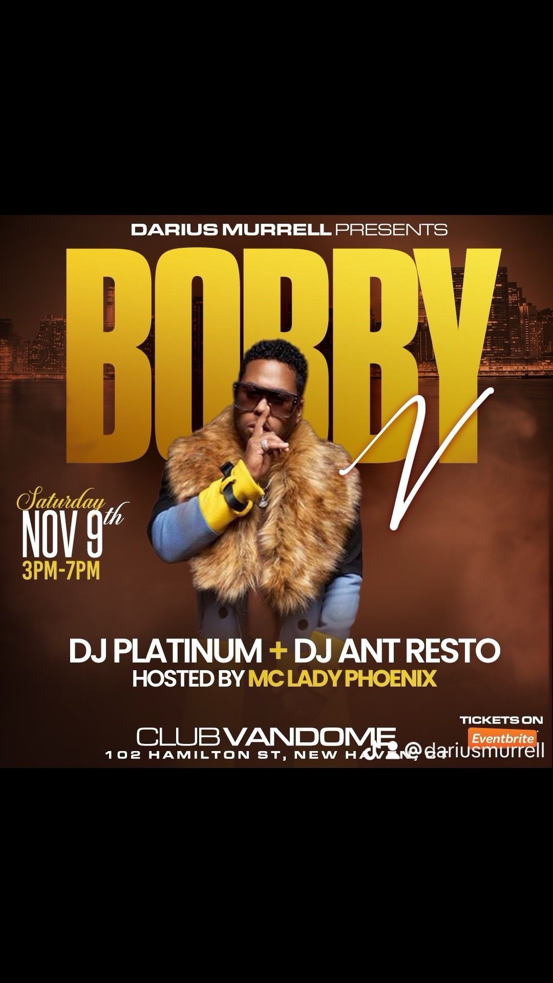 Bobby V performing live 