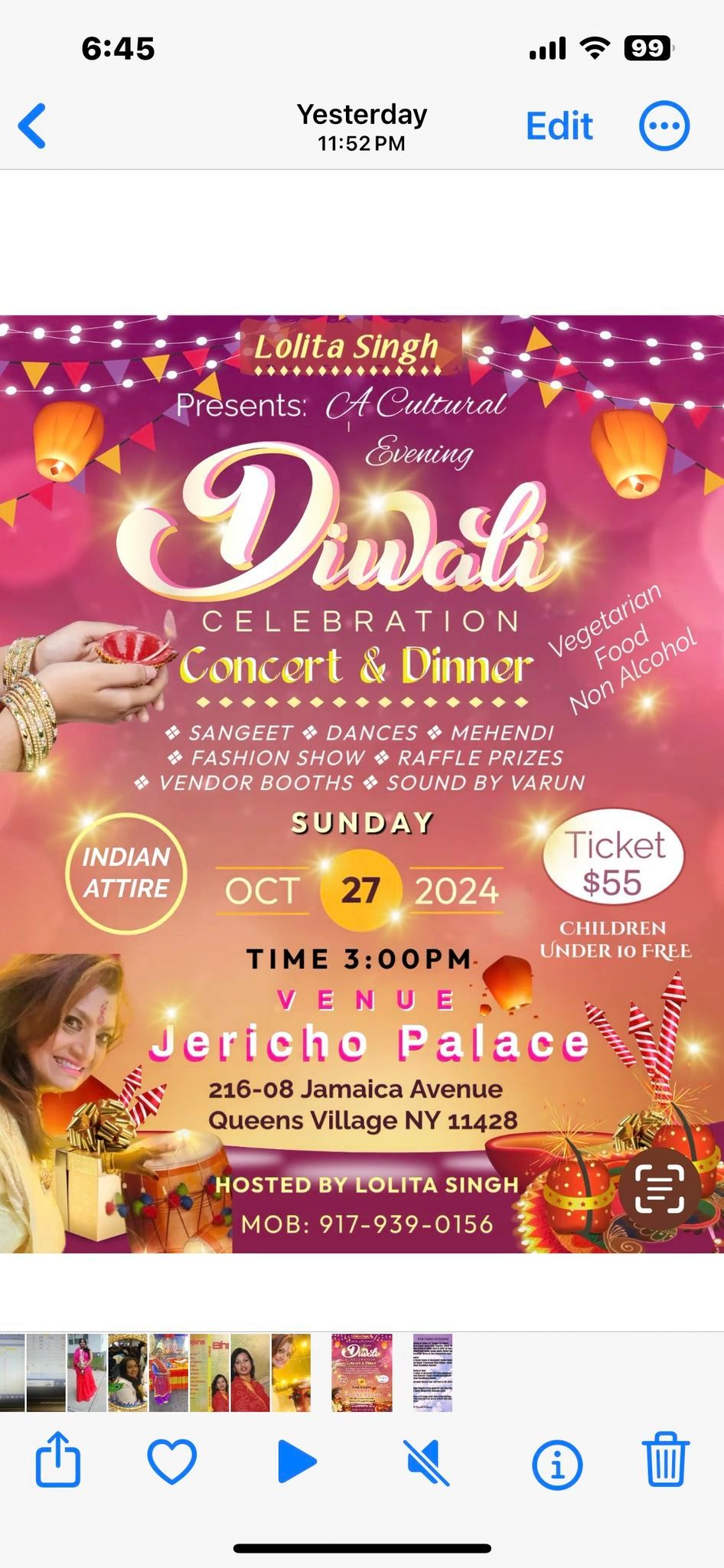 Diwali Concert And Dinner 