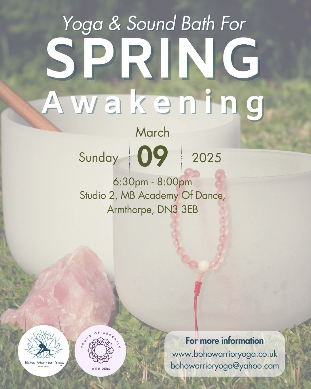 Yoga & Sound Bath for Spring Awakening