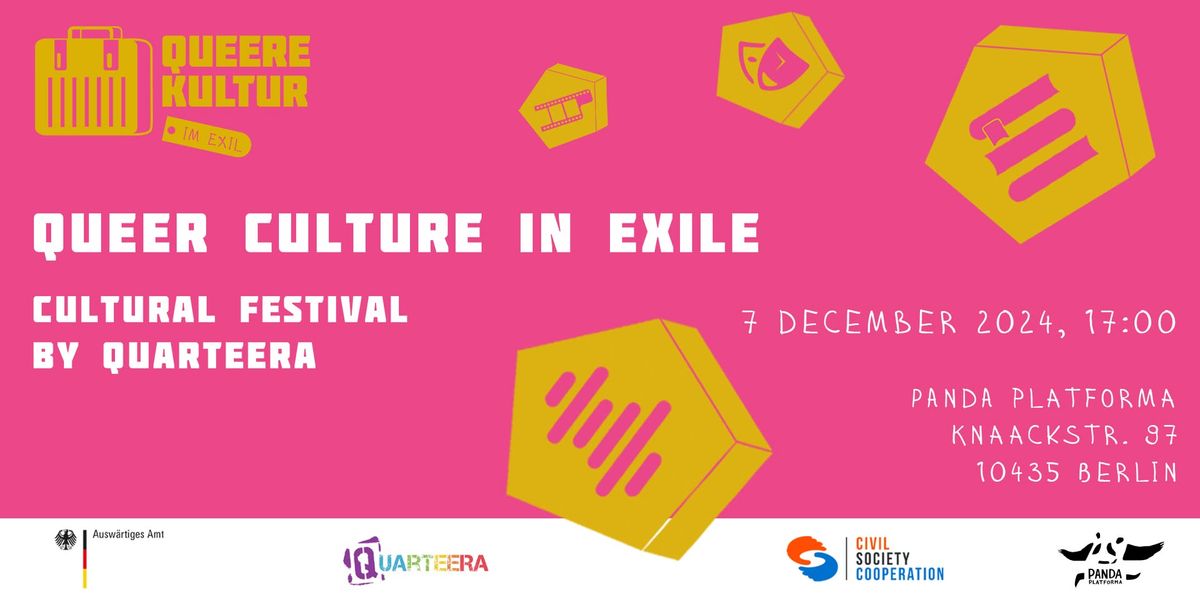 Queer Culture in Exile: \u0441ultural festival by Quarteera