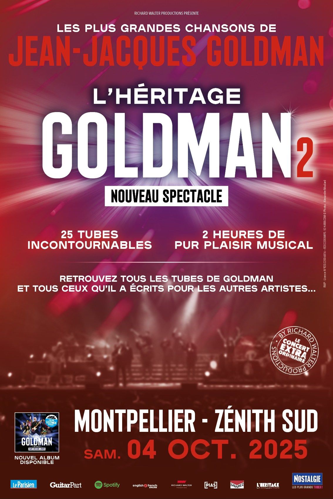 L'H\u00c9RITAGE GOLDMAN 2 \u2022 MONTPELLIER \u2022 Z\u00c9NITH SUD \u2022 4 OCTOBRE 2025