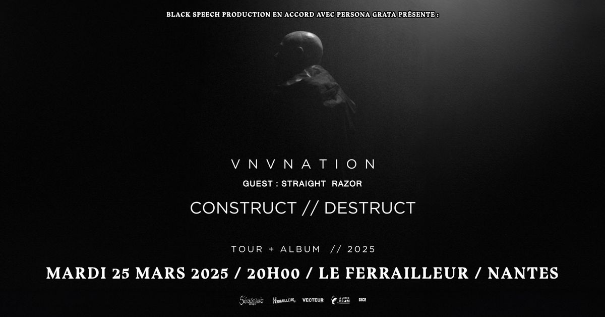 VNV Nation + Straight Razor - Nantes 