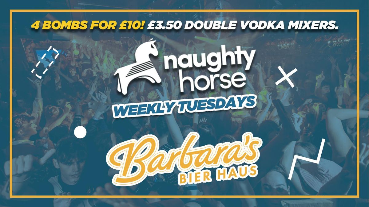 Naughty Horse Tuesdays: St Patricks Hangover - Barbaras