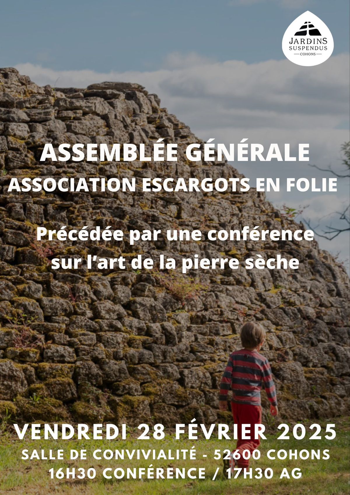 Assembl\u00e9e g\u00e9n\u00e9rale de l'association "Escargots en folie" \u00e0 Cohons