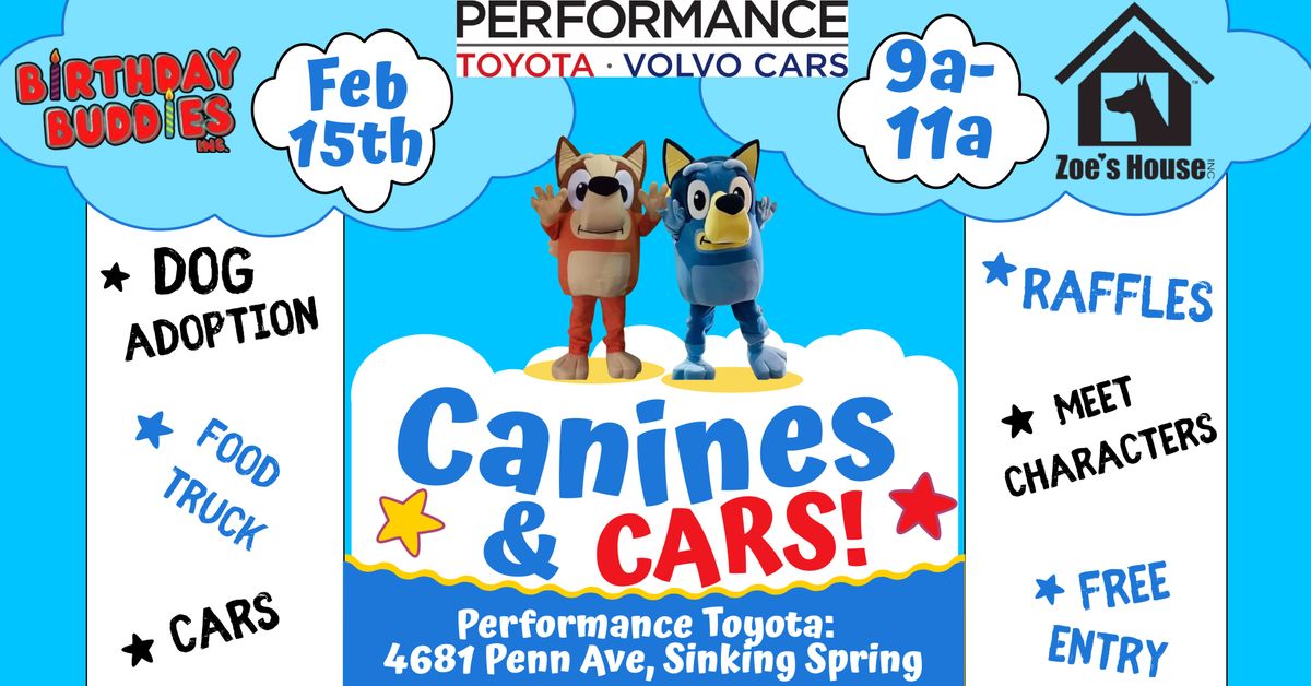 Canines & Cars at Performance Toyota in Sinking Spring