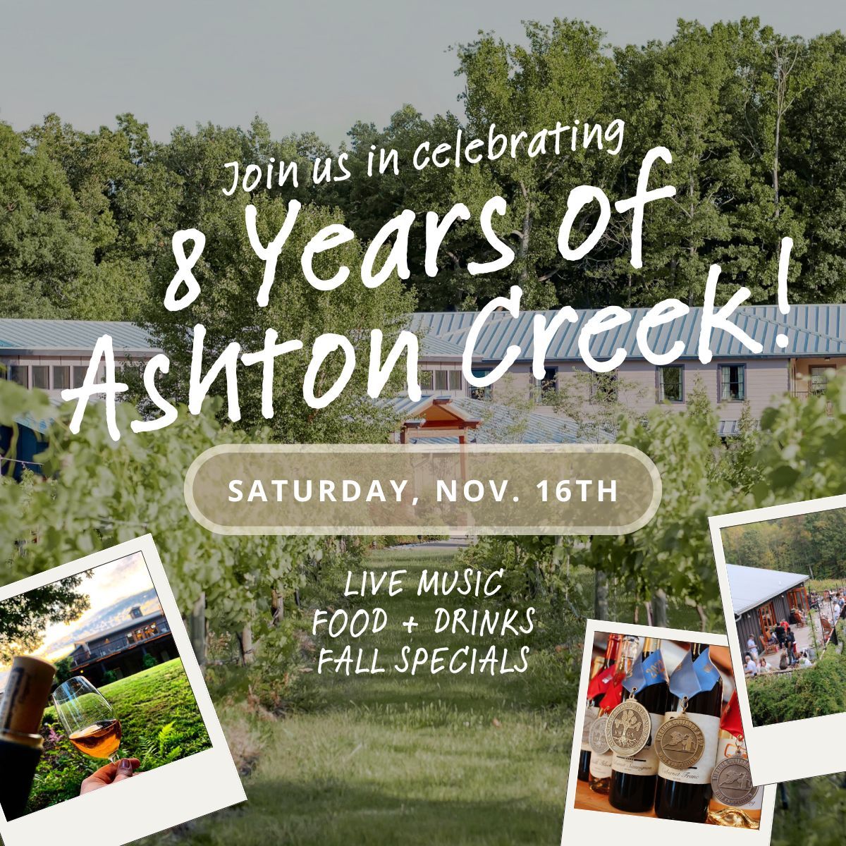 8 Years of Ashton Creek Anniversary Celebration