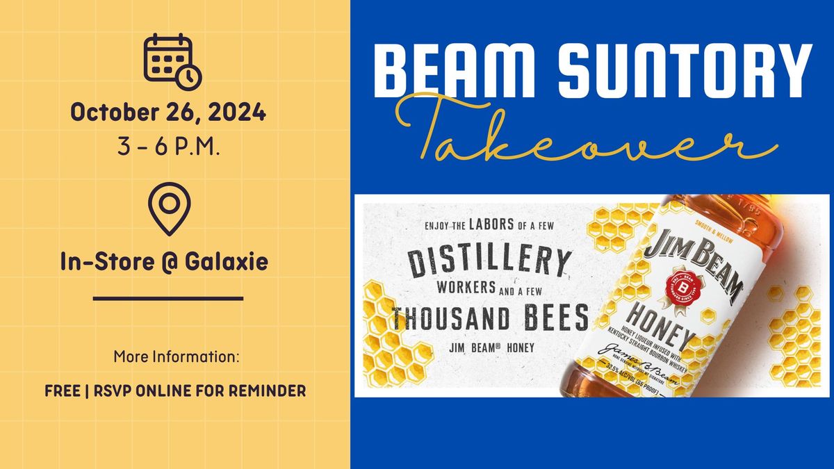 90th Anniversary: Beam Suntory Takeover @ Galaxie