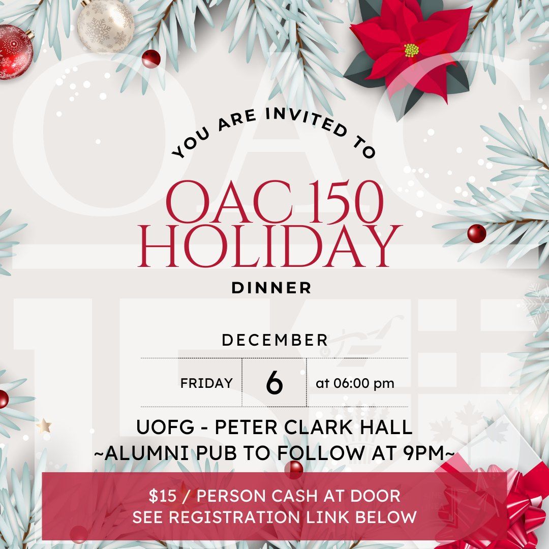 OAC 150 Holiday Dinner