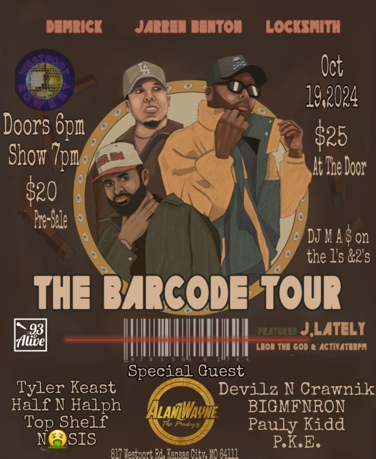 The Barcode Tour (KC)