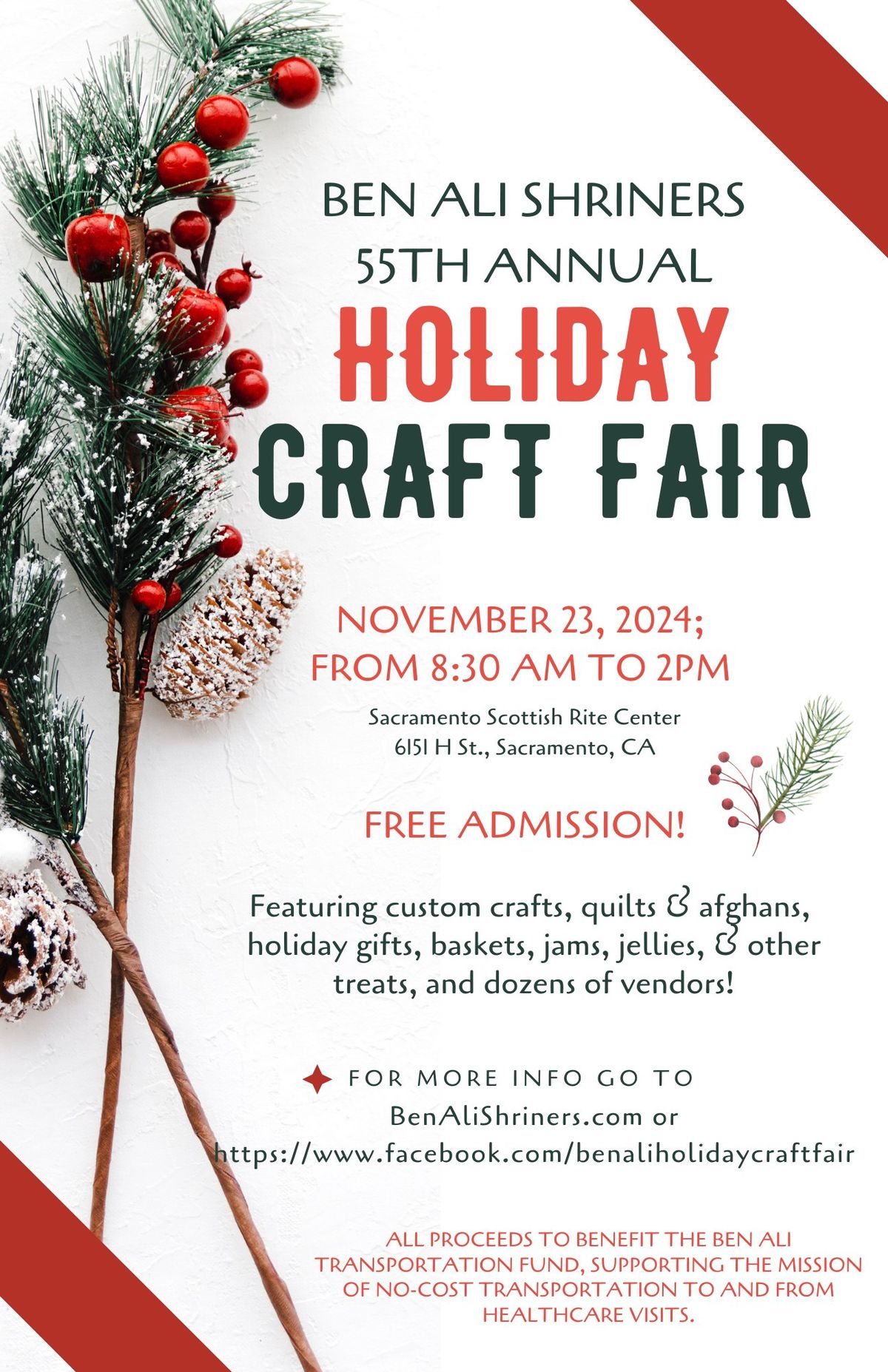 Shriner's Holiday Craft Fair