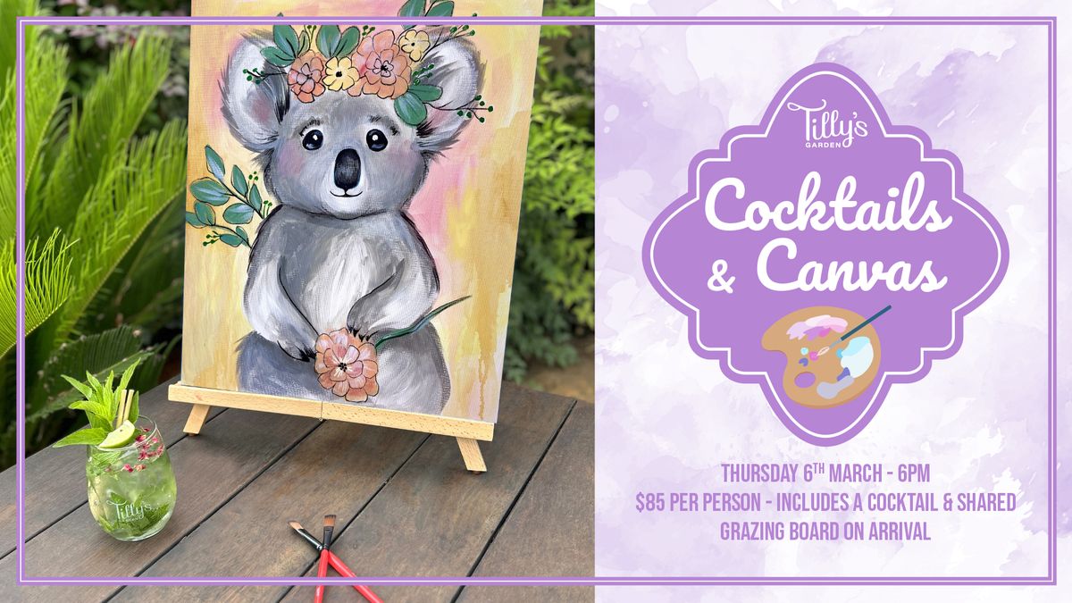 Cocktails & Canvas - 6th March \ud83c\udfa8 