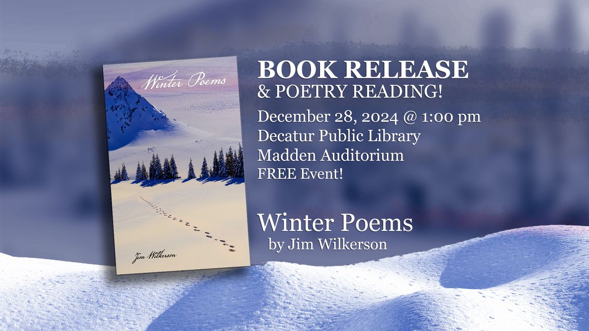 Book Release & Poetry Reading from Poet, Jim Wilkerson