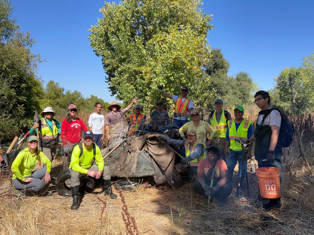 HUGE 7-Day Inter-Agency Cleanup @ Steelhead Crk (Day 1) 