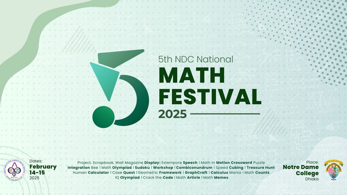 5th NDC National Math Festival 2025